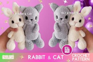 Alternative view of Crochet Rabbit & Cat / Easter Holiday