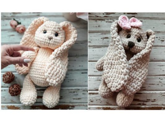 Alternative view of Crochet Pattern Softy Bunny Toy PDF