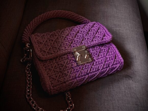 Crochet Pattern Women Handbag PDF Video - Image 3