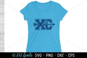 Alternative view of Cross Country Arrow Art Graphic PNG SVG