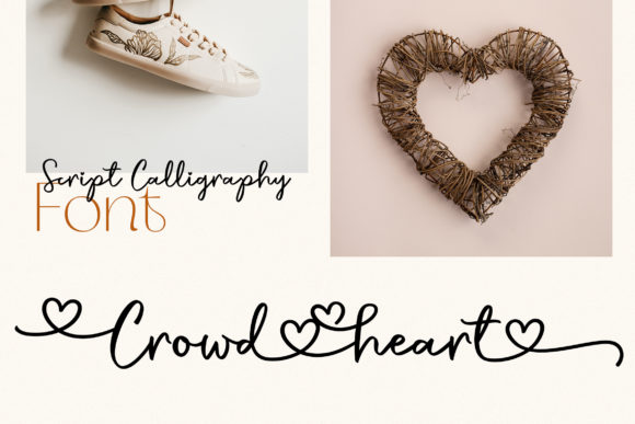Crowd Heart Script Font - Image 2