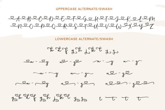 Crowd Heart Script Font - Image 9