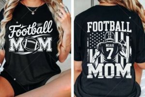 Custom American Football Mom SVG