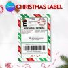Custom Elf Shipping Label Template