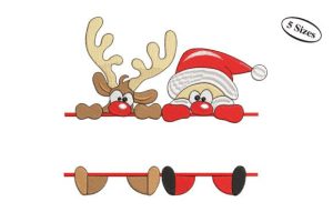 Customize Santa and Reindeer