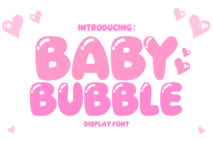 Alternative view of Cute Bubble Font