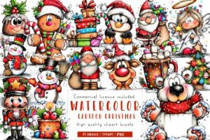 Cute Cartoon-Christmas Clipart Png