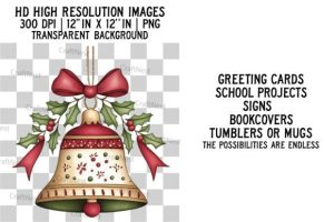 Alternative view of Cute Christmas Clipart Bundle