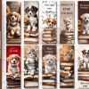 Cute Dog Bookmark Design