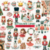 Cute Nutcracker Watercolor Clipart