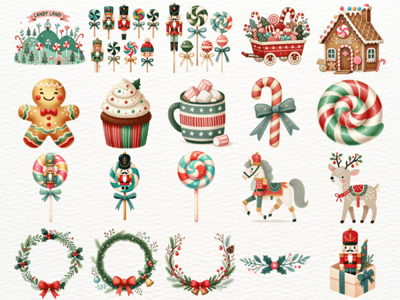 Cute Nutcracker Watercolor Clipart - Image 4