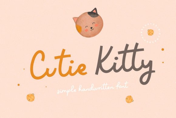 Cutie Kitty Font Font