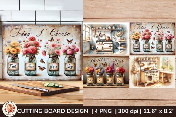 Cutting Board Bundle, Motivational, Kitc - Image 3