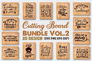 Cutting Board Quotes Bundle Vol.2