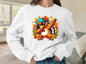 Alternative view of Dabbing Thanksgiving Turkey Fall Vibes