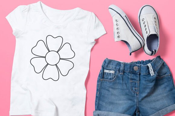 Daisy SVG, Outline Daisy Flower SVG PNG - Image 5