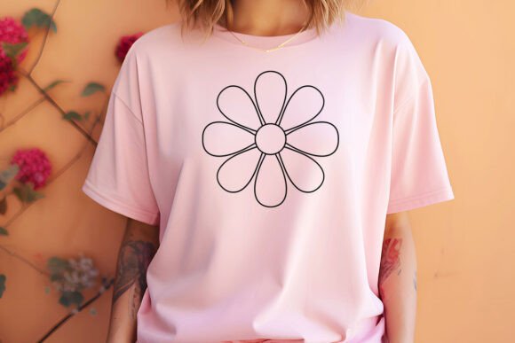 Daisy SVG, Outline Daisy Flower SVG PNG - Image 8