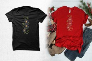 Alternative view of Daisy Vine Embroidery Design Set