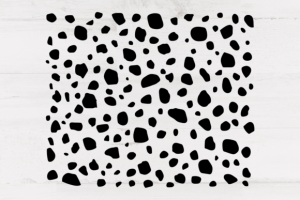 Alternative view of Dalmatian Spots Pattern SVG