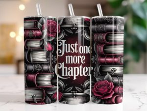 Dark Academia Bookish 20oz Tumbler Wrap