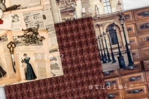 Alternative view of Dark Academia Digital Scrapbook Papers