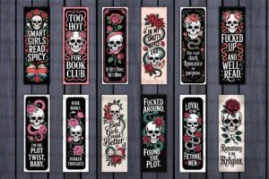Alternative view of Dark Romance Smut Bookmark Printable
