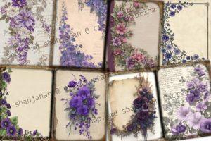 Alternative view of Dark Witchy Floral Junk Journal Page