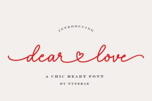Dear Love Font