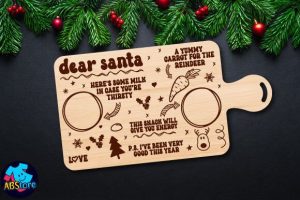 Alternative view of Dear Santa Tray Laser Cut Bundle