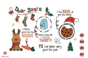 Dear Santa Tray SVG|PNG
