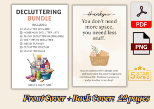 Alternative view of Declutter Workbook Bundle