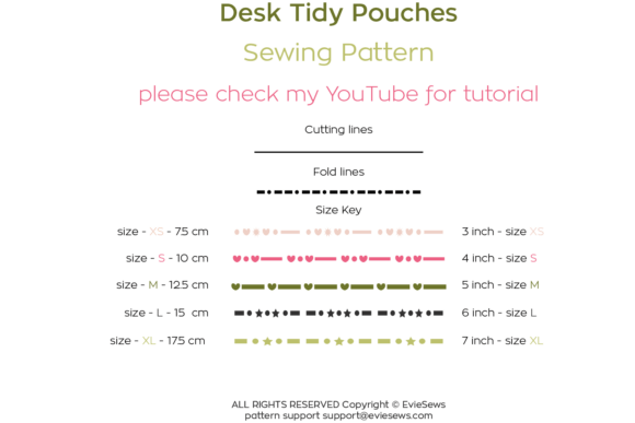 Desk Tidy - S SIZE - Sewing Pattern PDF - Image 4