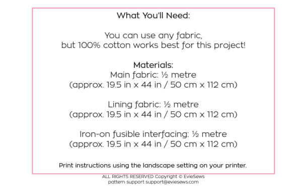 Desk Tidy - S SIZE - Sewing Pattern PDF - Image 5