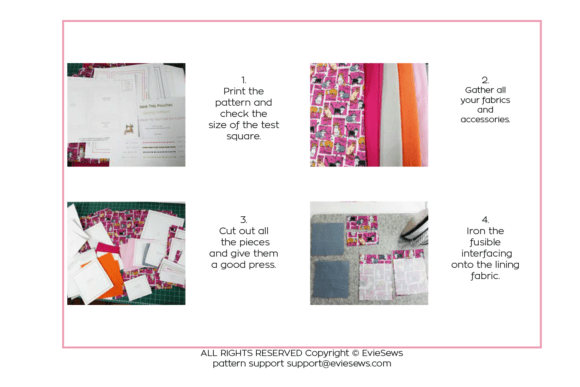 Desk Tidy - S SIZE - Sewing Pattern PDF - Image 6