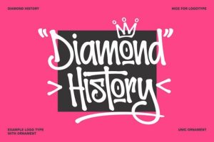 Diamond History Font