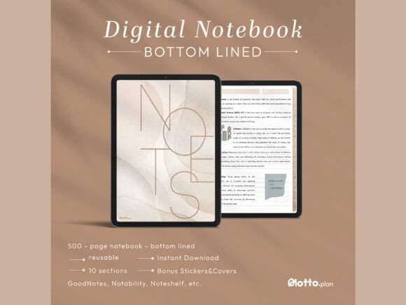 Digital Notebook 500 Pages Bundle - 2