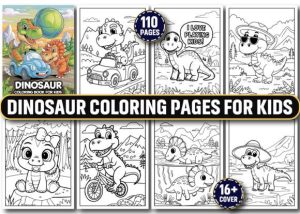 Dinosaur Coloring Pages for Kids
