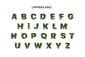 Alternative view of Dinosaur Font Font