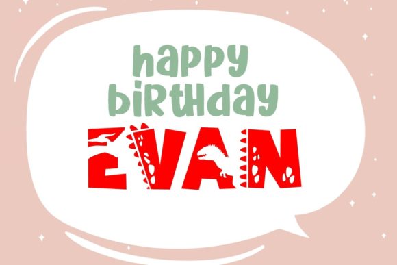 Dinosaur Font Font - Image 2