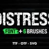 Distress College Grunge Font