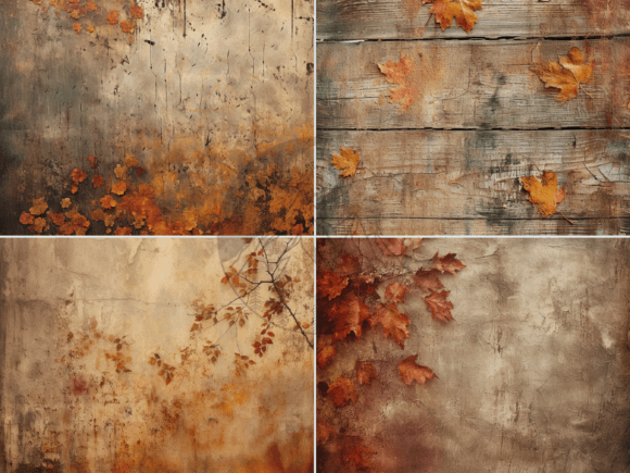 Distressed Autumn Background Digital - Image 6