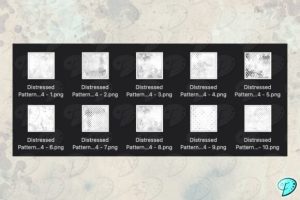 Alternative view of Distressed Pattern Overlays Vol 4