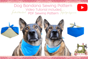 Dog Bandana Sewing Pattern PDF