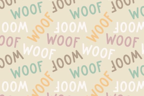 Alternative view of Dog Digital Paper Seamless Pattern