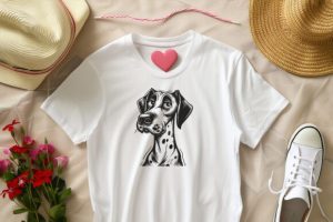 Alternative view of Dog Embroidery Design