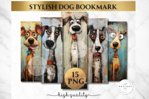 Dog Printable Bookmarks