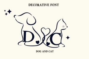 Dog and Cat Font