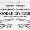 Doodle Dividers, Line Borders