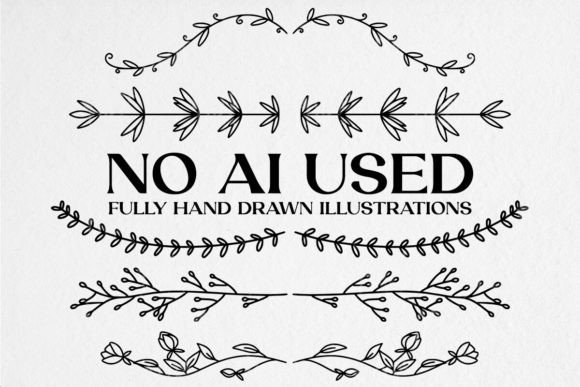 Doodle Dividers, Line Borders - Image 3