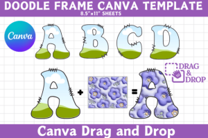 Doodle Frame Canva Template